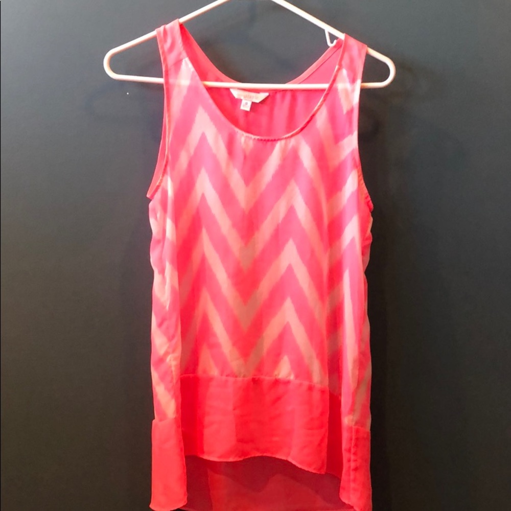 Pink tank top